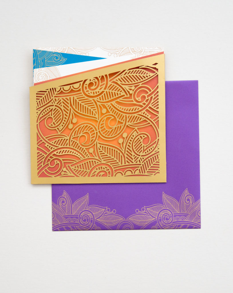 laser botanical golden folio | AZURE