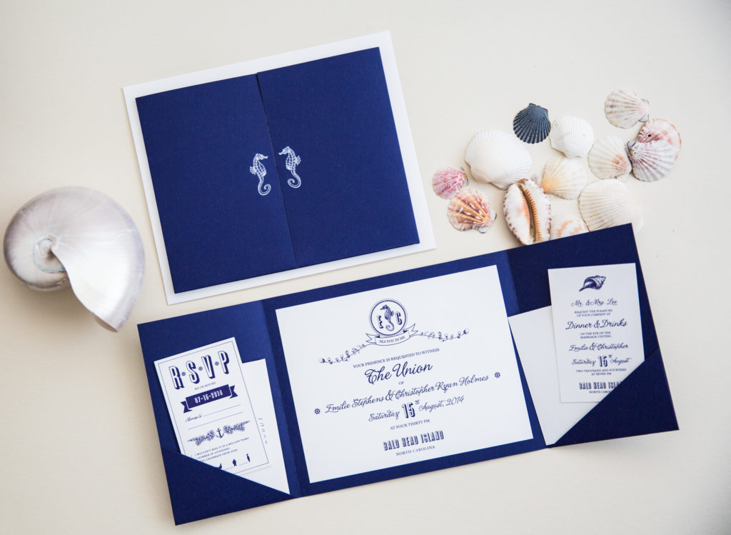 Sea Side Themed Invitation