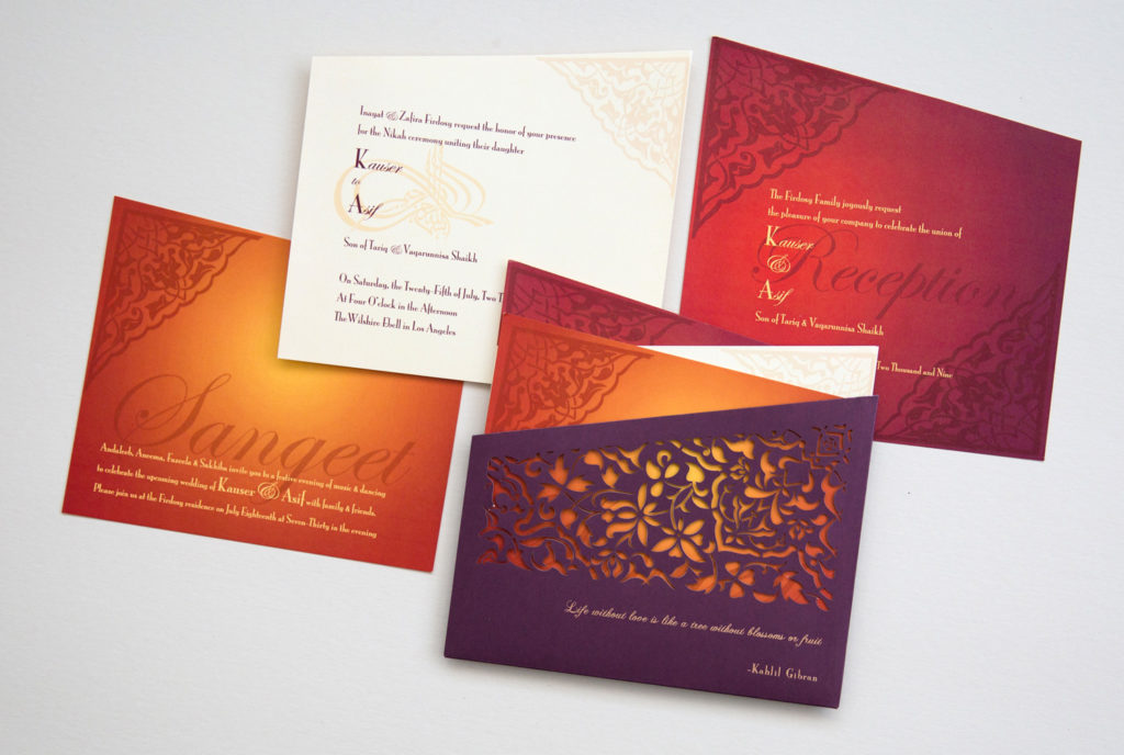 multiple-insert-invitation-sunset-colors-purple-laser-cut-pocket