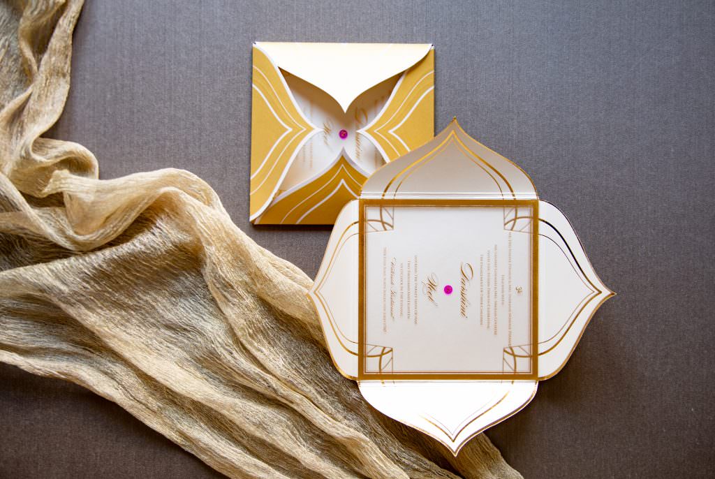 Custom wedding invite by Azure